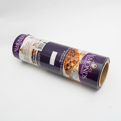 5.5oz οι σύνθετες ταινίες αμυγδάλων για το πλαστικό συσκευασίας τροφίμων συρρικνώνονται το ρόλο περικαλυμμάτων