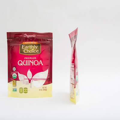 12OZ Quinoa στάση επάνω Gravure σακουλών που τυπώνει τη μικρή συσκευασία πλαστικών σακουλών
