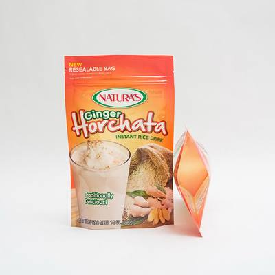 14OZ τυπωμένη πλαστική στάση επάνω Ziplock συνήθειας ρυζιού σακουλών στις στιγμιαίες συσκευάζοντας τσάντες