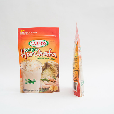 14OZ τυπωμένη πλαστική στάση επάνω Ziplock συνήθειας ρυζιού σακουλών στις στιγμιαίες συσκευάζοντας τσάντες