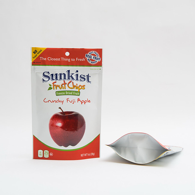 1OZ τα ξηρά τσιπ της Apple στέκονται επάνω την τσάντα σακουλών με τη συσκευασία τσαντών φερμουάρ συνήθειας κλειδαριών φερμουάρ