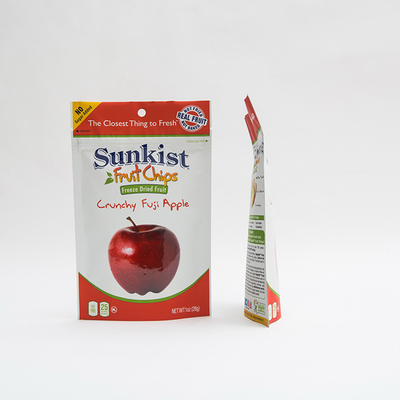 1OZ τα ξηρά τσιπ της Apple στέκονται επάνω την τσάντα σακουλών με τη συσκευασία τσαντών φερμουάρ συνήθειας κλειδαριών φερμουάρ