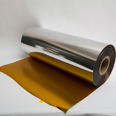 χρυσή Thermoforming ταινία 422mm για το πλαστικό περικάλυμμα συσκευασίας λουκάνικων κρέατος πακέτων δερμάτων